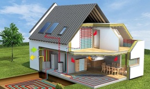 casa pasiva de aforro de enerxía