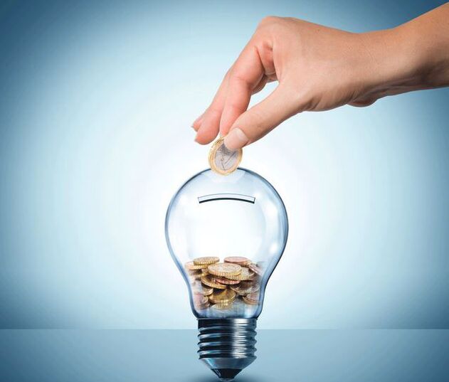 imaxe que simboliza o aforro en electricidade